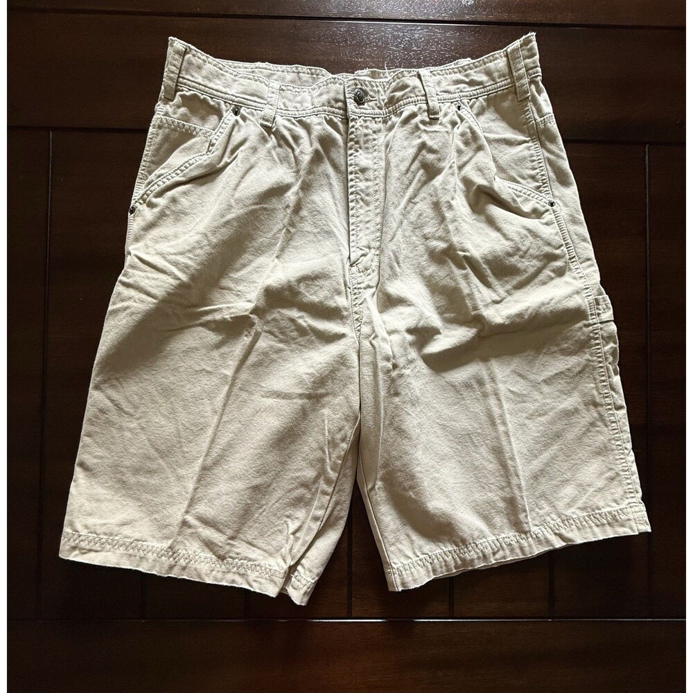 🔥RARE Timberland Carpenter Shorts Canvas 90s HTF Utility Streetwear Y2k  Sz 38